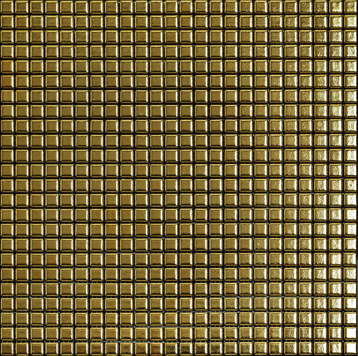 Gold mosaic finish